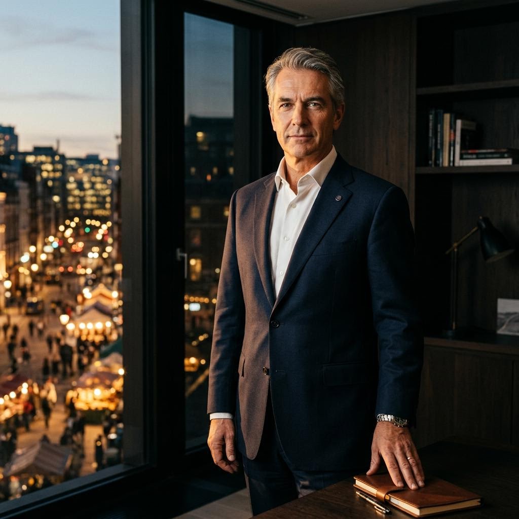 Marc Verhoeven, ondernemer te Antwerpen